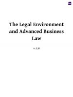 The legal environment and advanced business law