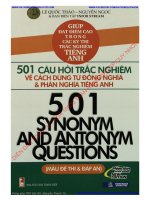 501 câu hỏi trắc nghiệm về cách dùng từ đồng nghĩa và phản nghĩa tiếng anh 