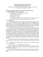 Chương trình đào tạo bậc đại học ngành Vật lý tài năng năm 2012 (Đại học Khoa học tự nhiên)