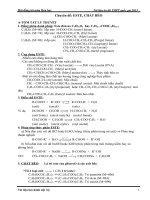 Tài Liệu Ôn Thi Môn Hóa Học THPT Quốc Gia 2015