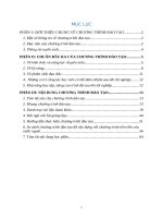 Chương trình đào tạo bậc đại học ngành Khoa học máy tính (Đại học Khoa học tự nhiên)