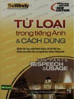 Từ loại trong tiếng anh và cách dùng  