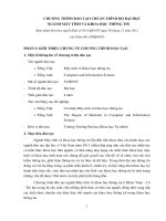 Chương trình đào tạo bậc đại học ngành máy tính và khoa học thông tin (Đại học Khoa học tự nhiên)