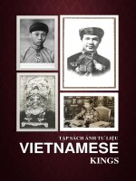 Sách ảnh tư liệu Vua Việt Nam Triều Nguyễn