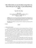 Đặc điểm hình sự của tội phạm trong lĩnh vực hoàn thuế giá trị gia tăng và giải pháp phòng ngừa