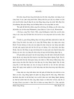 Đồ án Thiết kế phương án quan trắc lún đê chắn sóng nhà máy lọc dầu Dung Quất  Quảng Ngãi