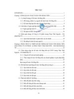 Xây dựng chương trình kế toán vốn bằng tiền tại công ty cổ phần lương thực thái nguyên – chi nhánh đại từ 