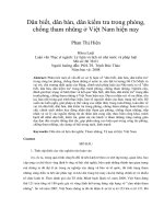 Dân biết, dân bàn, dân kiểm tra trong phòng, chống tham nhũng ở Việt Nam hiện nay