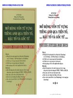 MỞ RỘNG VỐN TỪ VỰNG TIẾNG ANH QUA TIỀN TỐ HẬU TỐ GỐC TỪ