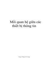 Mối Quan Hệ Giữa Các Thiết Bị Thông Tin