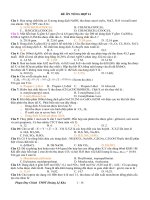 Tổng hợp đề ôn thi ĐH môn hóa 1