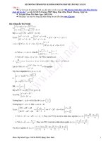 Lời giải hệ phương trình được giải bằng phương pháp đặt ẩn phụ