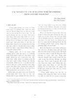 Các nguyên tắc ứng dụng công nghệ Mutlmedia trong dạy - học ngoại ngữ