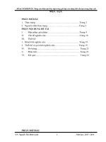 SKKN Nâng cao hiệu quả học tập trong giờ dạy các dạng bài cấu tạo trong thực vật