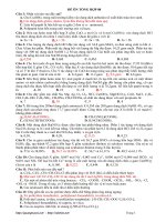 Tổng hợp Đề ôn thi đại học môn Hóa