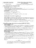 Văn   toán khối d 2011