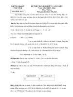 De thi chon HSG cap huyen tin hoc 9 nam hoc 20152016