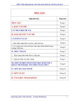 SKKN Biện pháp giúp học sinh chưa hoàn thành học tốt môn toán lớp 5