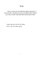 Nâng Cao Kỹ Năng Vệ Sinh Răng Miệng Cho Trẻ