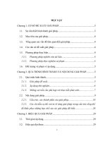 Một Số Kinh Nghiệm Trong Việc Giúp Học Sinh Giải Các Bài Tập Về Giới Hạn Của Hàm Số