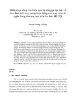 Giải pháp phát triển cho vay ngắn hạn doanh nghiệp nhỏ và vừa tại Ngân hàng TMCP công thương Việt Nam-Chi nhánh Bắc Hà Nội