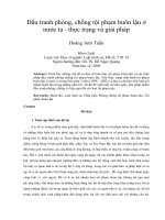 Đấu tranh, phòng chống các tội xâm phạm tính mạng, sức khỏe, danh dự, nhân phẩm của con người trên địa bàn tỉnh Bắc Ninh