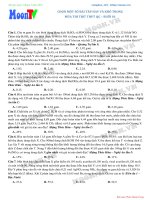 ĐỀ   đ á   4 5 2016   moontv20167 chọn một số bài tập hay và khó trong mùa thi thử THPT QG 2016 môn hóa học   buổi 01