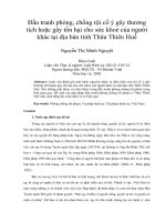 Đấu tranh phòng, chống tội phạm buôn lậu ở nước ta - thực trạng và giải pháp