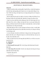 Chuyên Đề Cực Trị Chuyển Động