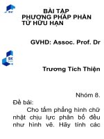 Bài tập phương pháp phần tử hữu hạn
