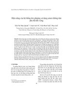 Hiệu năng của hệ thống tìm phương sử dụng anten không tâm pha bất đối xứng