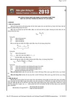 Niên giám thống kê 2013   một số chỉ tiêu thống kê dân số và lao động 