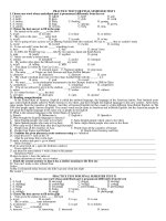 revision for the final test English 10