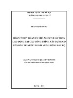 Hoàn thiện pháp luật về xử lý vi phạm hành chính trong lĩnh vực giáo dục