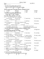 first term test English 10