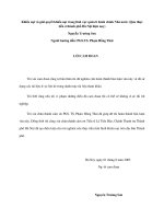 Khiếu nại và giải quyết khiếu nại trong lĩnh vực quản lí hành chính Nhà nước (Qua thực tiễn ở thành phố Hà Nội hiện nay)