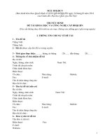 Thuyết mình đề tài KHCN (Đại học Giáo dục) 