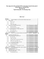 Học mạng nơron theo mô hình SOM và ứng dụng trong bài toán quản lý khách hàng vay vốn ngân hàng