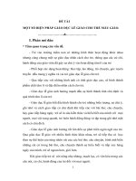 SKKN Một Số Biện Pháp Giáo Dục Lễ Giáo Cho Trẻ Mẫu Giáo