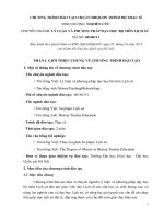 Chương trình đào tạo thạc sĩ lịch sử (Đại học Giáo dục) 