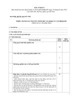 Phiếu đánh giá thuyết minh đề tài dành cho phản biện (Đại học Giáo dục) 