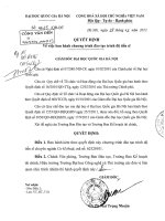 Chương trình đào tạo tiến sĩ ngành Cơ kĩ thuật (Đại học Công nghệ) 