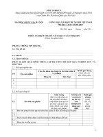 Phiếu đánh giá nghiệm thu đề tài dành cho phản biện (Đại học Giáo dục) 