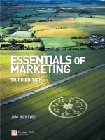 Essential of marketing 3th jym blithe