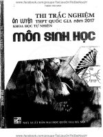 ON LUYEN THI TRAC NGHIEM THPTQG 2017 KHTN MON SINH   THAY THINH NAM