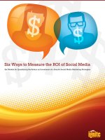 6 ways to measure the ROI of social media 