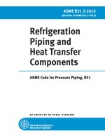 B31.5  2016  Refrigeration Piping and Heat Transfer Components