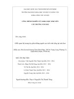 Mối Quan Hệ Tương Tác Giữa Những Người Cao Tuổi Sinh Sống Tại Mai Ấm