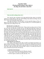 Bài phát biểu Bế giảng lớp Đảng viên mới của lãnh đạo TTBDCT