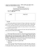 BAI THU HOẠCH NGHI QUYET TW4 KHOA XII